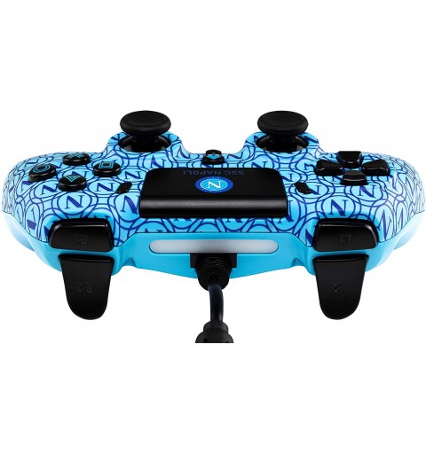 Qubick ACP40167 mando y volante Azul Gamepad Analógico Digital PlayStation 4