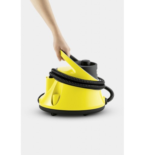 Kärcher SC 2 Deluxe EasyFix Cylinder steam cleaner 1 L 1500 W Black, Yellow