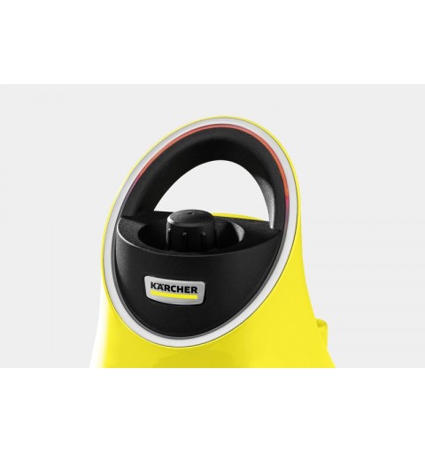 Kärcher SC 2 Deluxe EasyFix Limpiador a vapor de cilindro 1 L 1500 W Negro, Amarillo