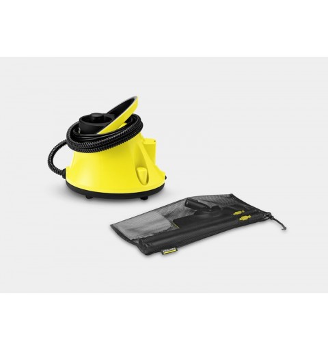 Kärcher SC 2 Deluxe EasyFix Cylinder steam cleaner 1 L 1500 W Black, Yellow