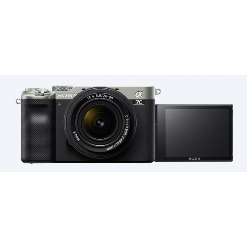 Sony α 7C MILC 24,2 MP CMOS 6000 x 4000 Pixel Nero, Argento