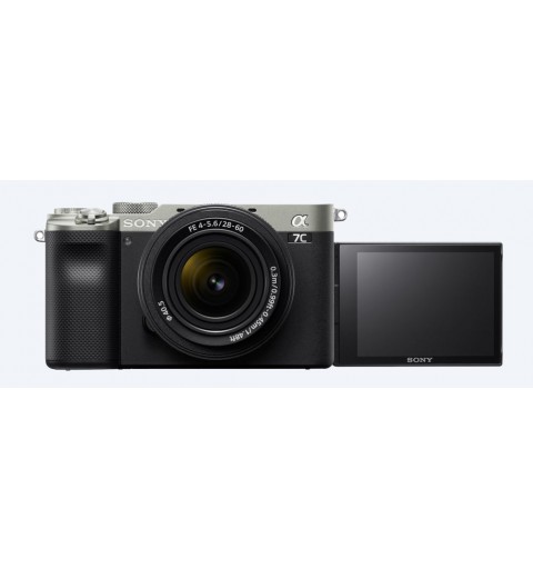 Sony α 7C MILC 24,2 MP CMOS 6000 x 4000 Pixeles Negro, Plata