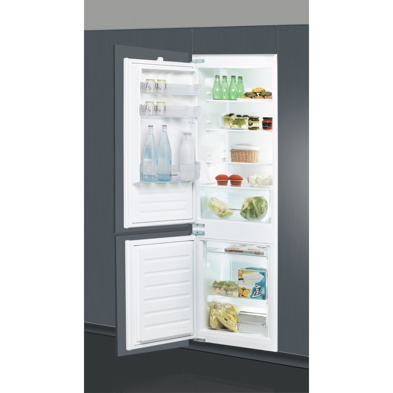 Indesit B 18 A1 D S I 1 réfrigérateur-congélateur Intégré (placement) 273 L F Blanc