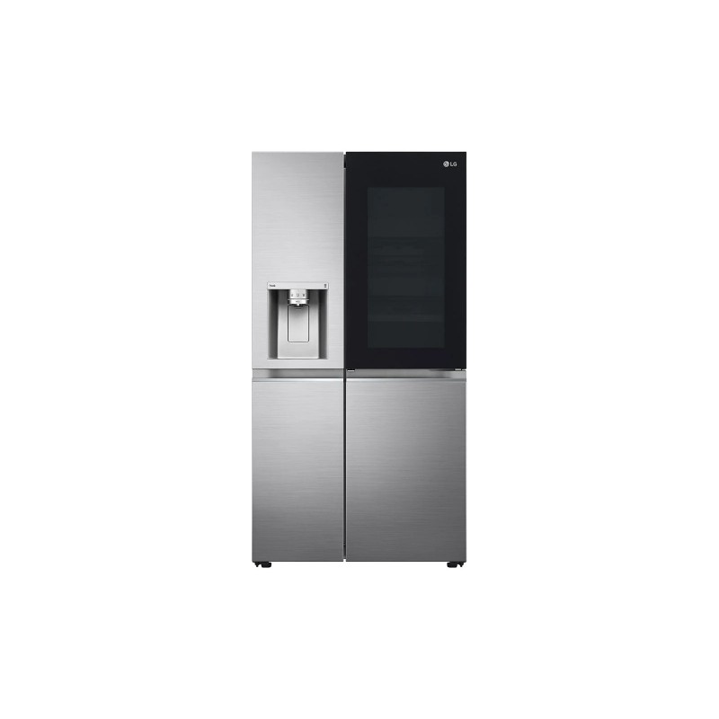 LG GSXV91PZAE frigorifero side-by-side Libera installazione 635 L E Nero, Acciaio inossidabile