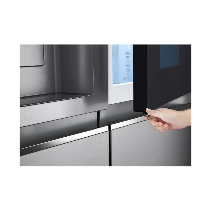 LG GSXV91PZAE sidebyside refrigerator Freestanding 635 L E Black