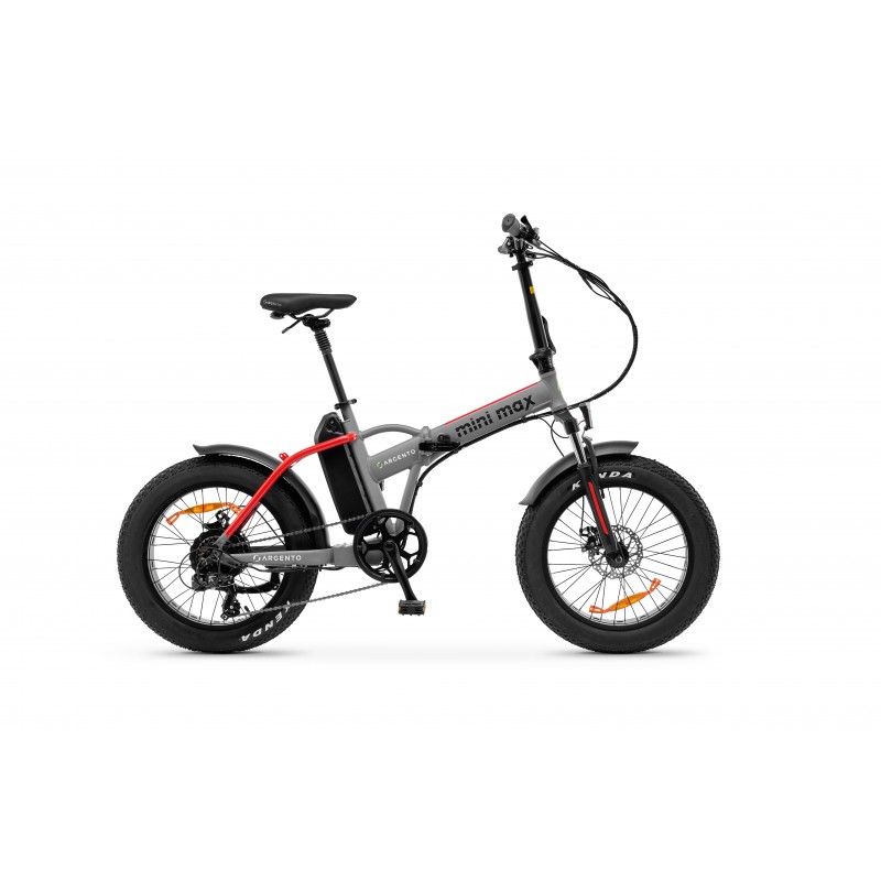 Argento Bike Mini Max Gris, Rouge Aluminium 50,8 cm (20") 25 kg