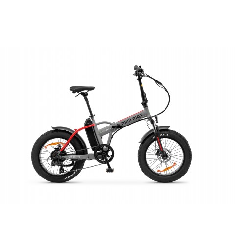 Argento Bike Mini Max Gris, Rojo Aluminio 50,8 cm (20") 25 kg
