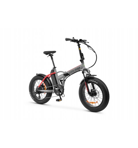 Argento Bike Mini Max Gris, Rouge Aluminium 50,8 cm (20") 25 kg
