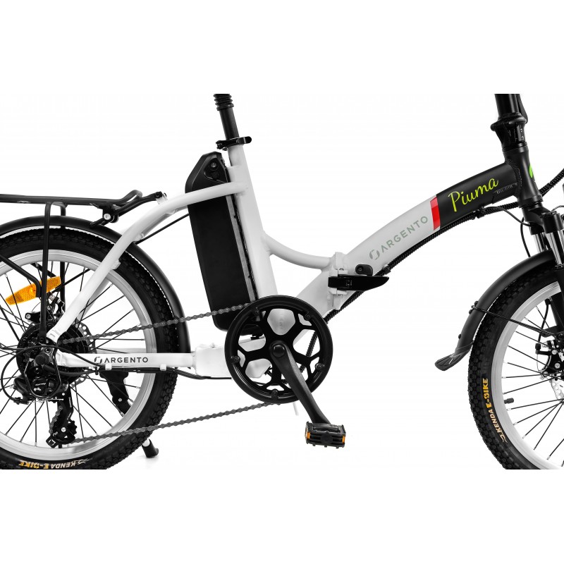 Argento Bike Piuma Noir, Rouge, Blanc Aluminium 50,8 cm (20") 22 kg