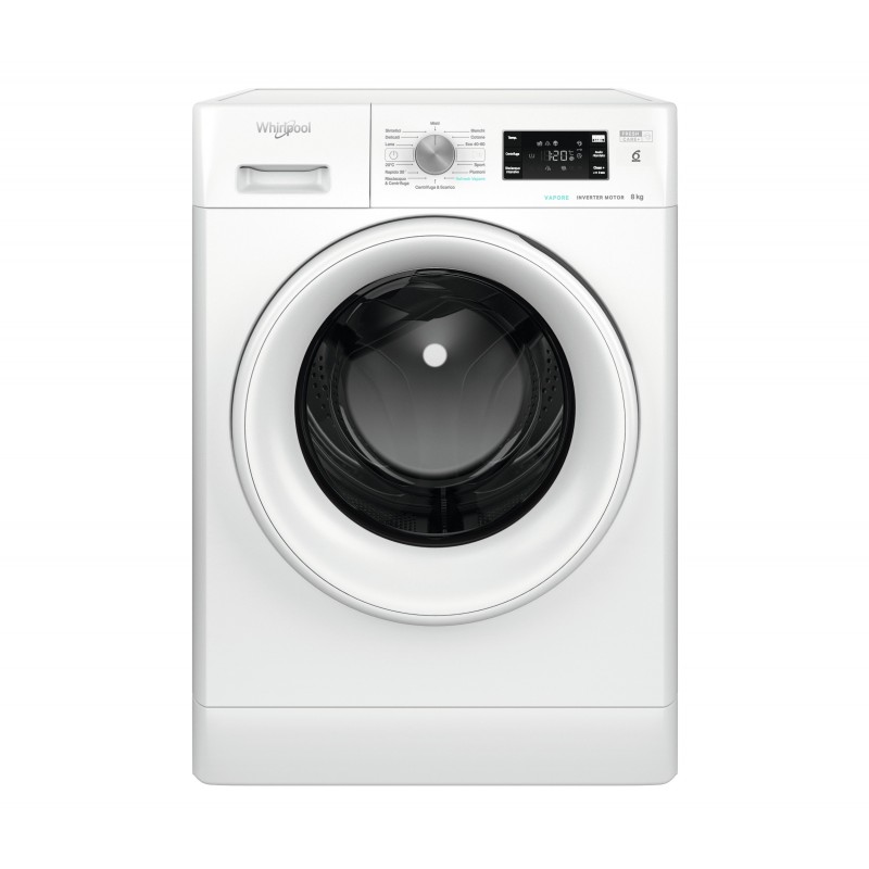 Whirlpool FFB D85 V IT lavatrice Caricamento frontale 8 kg 1200 Giri min B Bianco