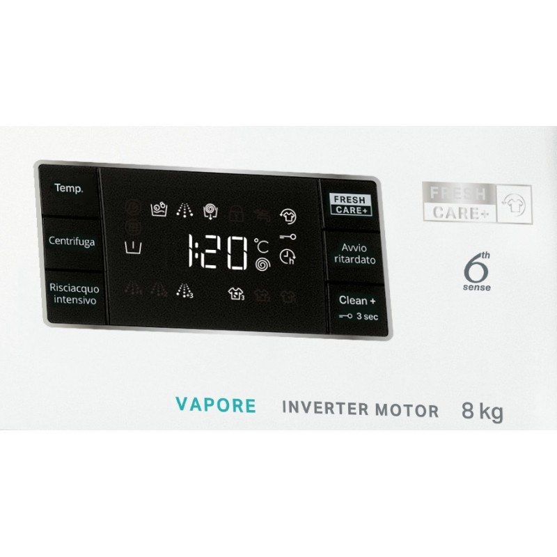 Whirlpool FFB D85 V IT lavadora Carga frontal 8 kg 1200 RPM B Blanco