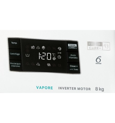 Whirlpool FFB D85 V IT lavadora Carga frontal 8 kg 1200 RPM B Blanco