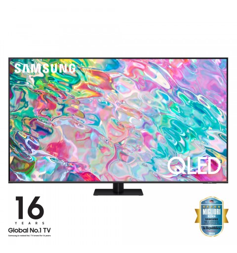 Samsung Series 7 TV QLED 4K 65” QE65Q70B Smart TV Wi-Fi Titan Gray 2022, Processore Quantum 4K, Retroilluminazione LED, Gaming