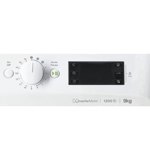 Indesit MTWE 91284 W IT lavatrice Caricamento frontale 9 kg 1200 Giri min C Bianco