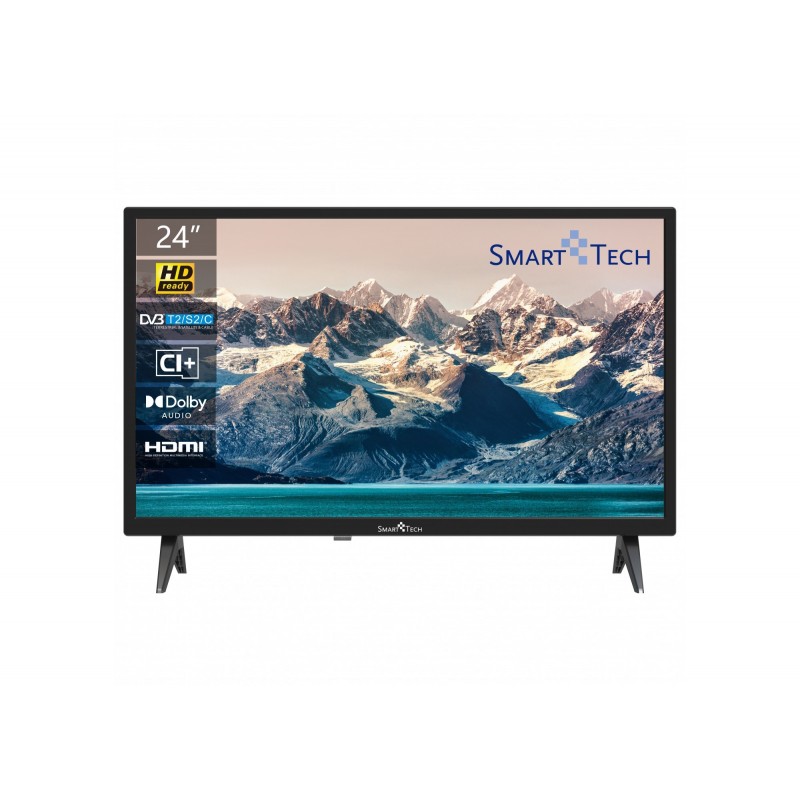 Smart-Tech 24HN10T2 Televisor 61 cm (24") HD Negro