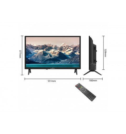 Smart-Tech 24HN10T2 Fernseher 61 cm (24 Zoll) HD Schwarz