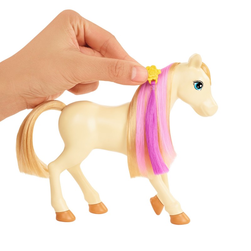 Barbie Coffret Toilettage Des Chevaux Avec Poupée Et Chevaux