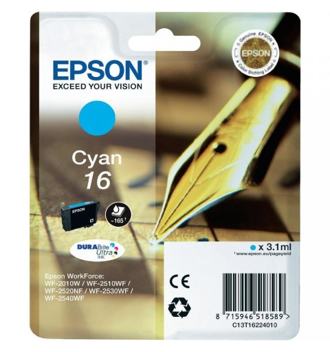 Epson Pen and crossword Singlepack Cyan16 DURABrite Ultra Ink