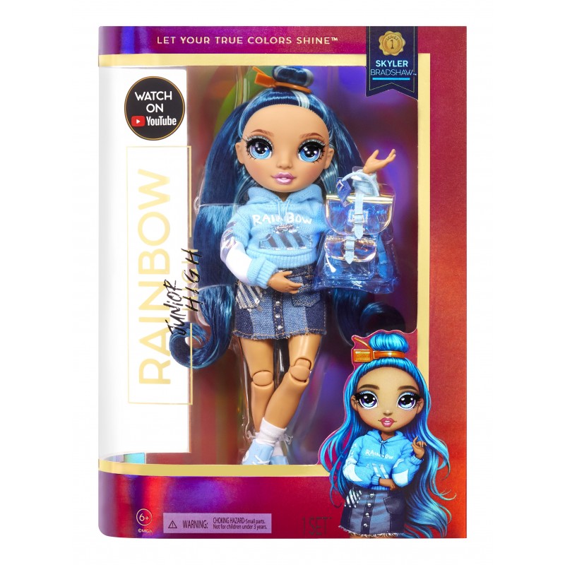 Rainbow High Junior High Fashion Doll - Skyler Bradshaw (Blue)