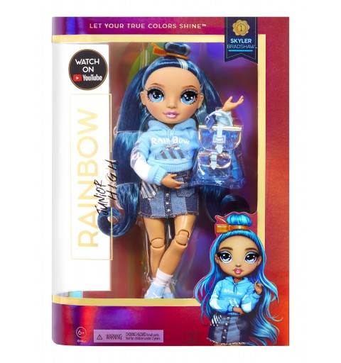 Rainbow High Junior High Fashion Doll - Skyler Bradshaw (Blue)