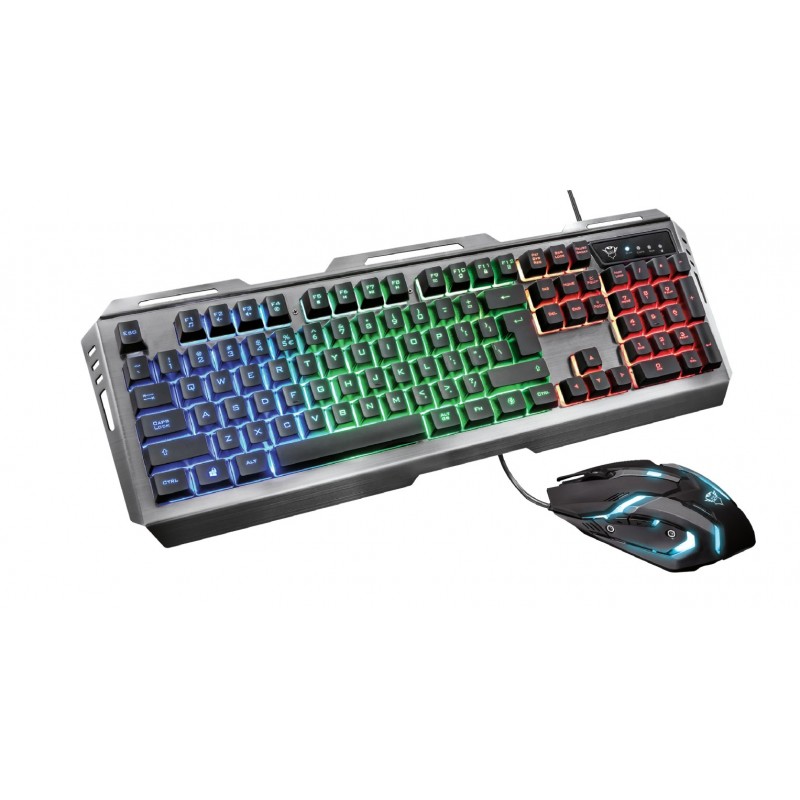 Trust GXT 845 Tural Tastatur USB QWERTY Italienisch Schwarz