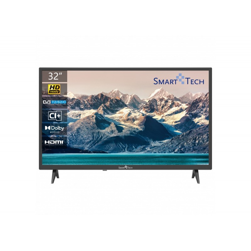 Smart-Tech 32HN10T2 TV 81,3 cm (32") HD Noir