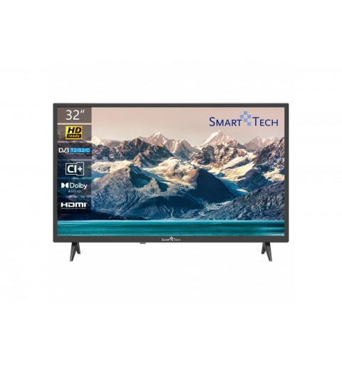 Smart-Tech 32HN10T2 TV 81,3 cm (32") HD Noir
