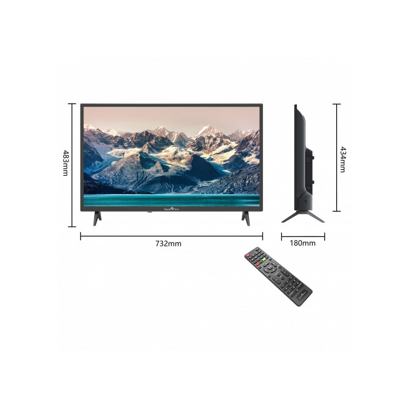 Smart-Tech 32HN10T2 Fernseher 81,3 cm (32 Zoll) HD Schwarz