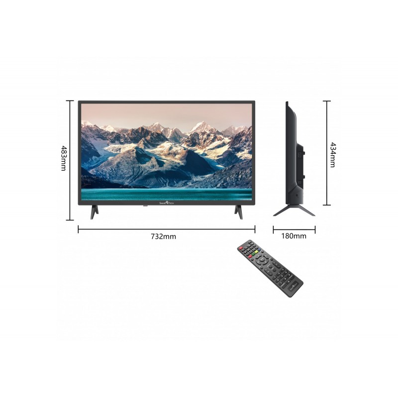 Smart-Tech 32HN10T2 TV 81,3 cm (32") HD Nero