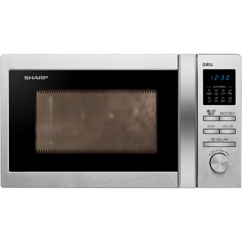 Sharp Home Appliances R-622STWE forno a microonde Superficie piana 20 L 800 W Acciaio inossidabile