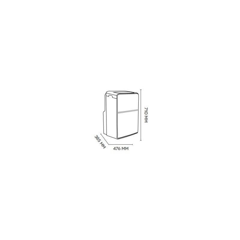 Argoclima ORION PLUS Climatiseur portatif 64 dB Blanc