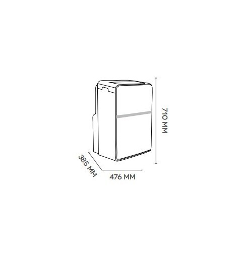 Argoclima ORION PLUS condizionatore portatile 64 dB Bianco