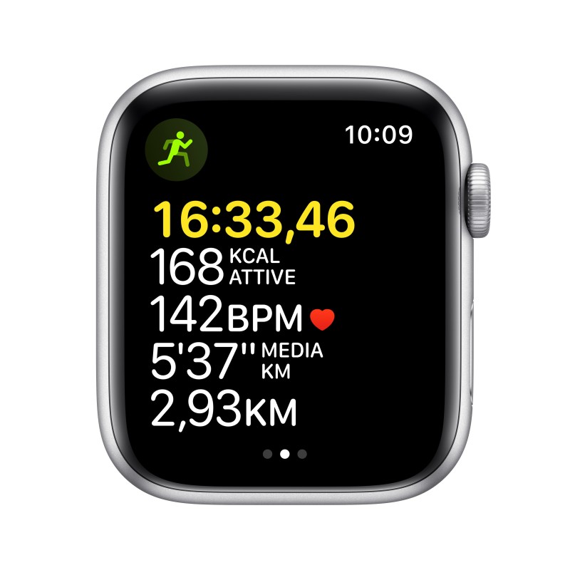 Apple Watch SE 44 mm OLED Silber GPS