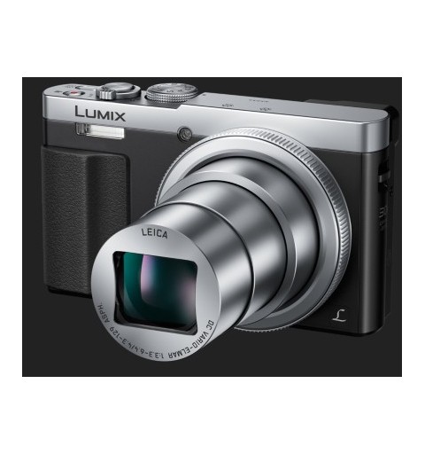 Panasonic Lumix DMC-TZ70 1 2.3 Zoll Kompaktkamera 12,1 MP MOS 4000 x 3000 Pixel Schwarz, Silber