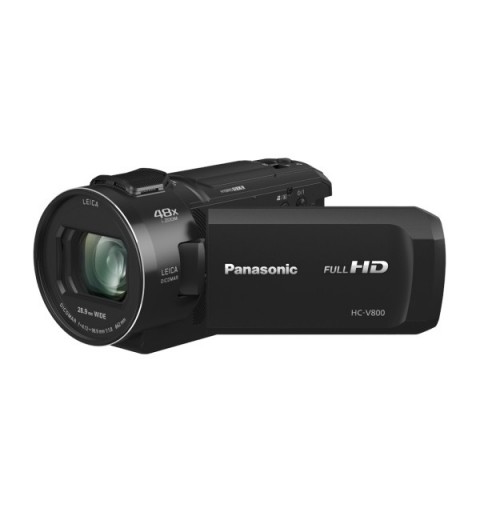 Panasonic HC-V800EG Caméscope portatif 8,57 MP MOS Full HD Noir