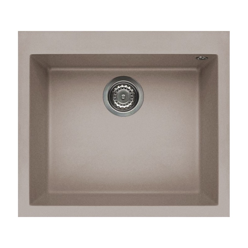 Elleci Quadra 105 G43 Top-mounted sink Rectangular Granitek