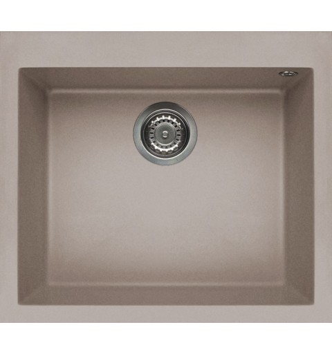 Elleci Quadra 105 G43 Top-mounted sink Rectangular Granitek
