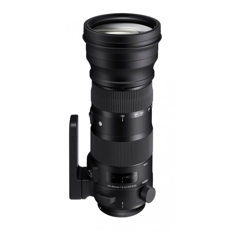 Sigma 150-600mm F5-6.3 S DG OS HSM SLR Téléobjectif Noir