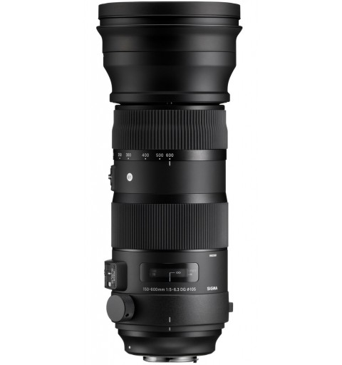 Sigma 150-600mm F5-6.3 S DG OS HSM SLR Téléobjectif Noir