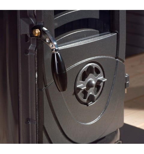 La Nordica SUPER JUNIOR stove Charcoal, Firewood Black
