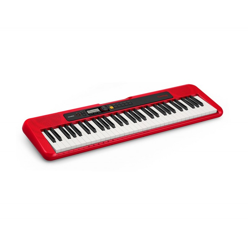 Casio CT-S200 teclado MIDI 61 llaves USB Rojo, Blanco