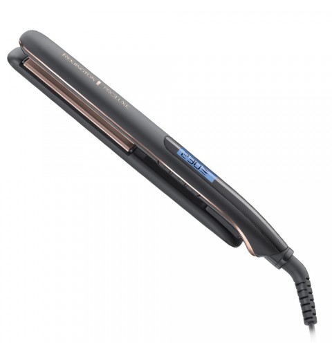 Remington PROLuxe Midnight Edition Plancha de pelo Caliente Negro, Oro rosa 3 m