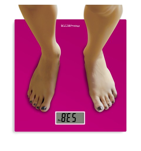 Rowenta Premiss BS1403 Square Pink Electronic personal scale