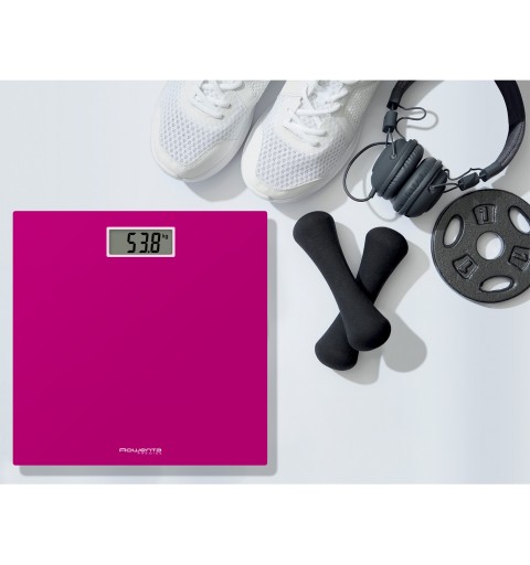 Rowenta Premiss BS1403 Square Pink Electronic personal scale