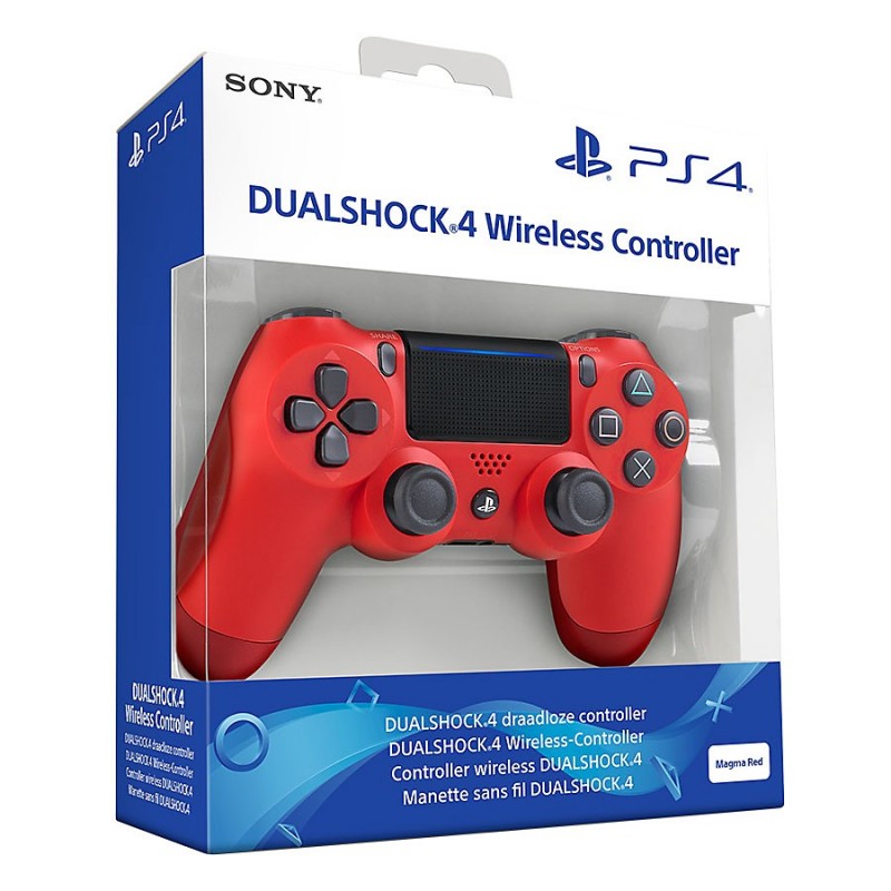 Sony DualShock 4 V2 Rojo Bluetooth USB Gamepad Analógico Digital PlayStation 4