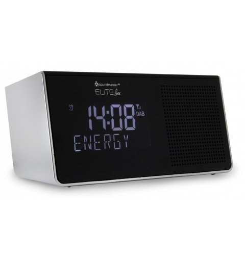 Soundmaster Elite Line Clock Digital Black, Silver