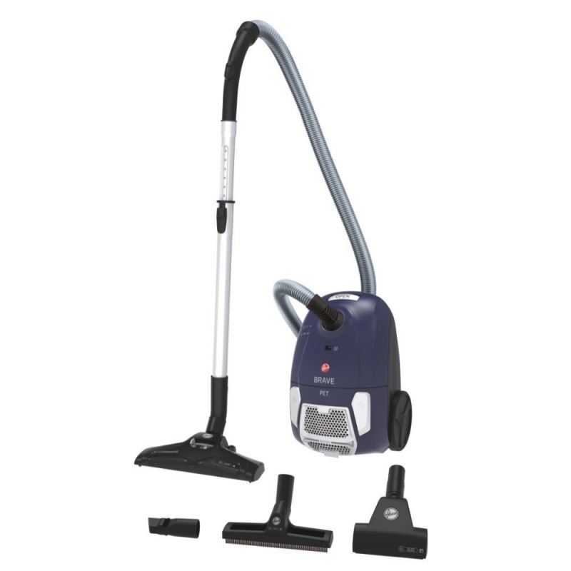 Hoover Brave BV60PET 011 2,3 L Aspirateur réservoir cylindrique Sec 700 W Sac à poussière