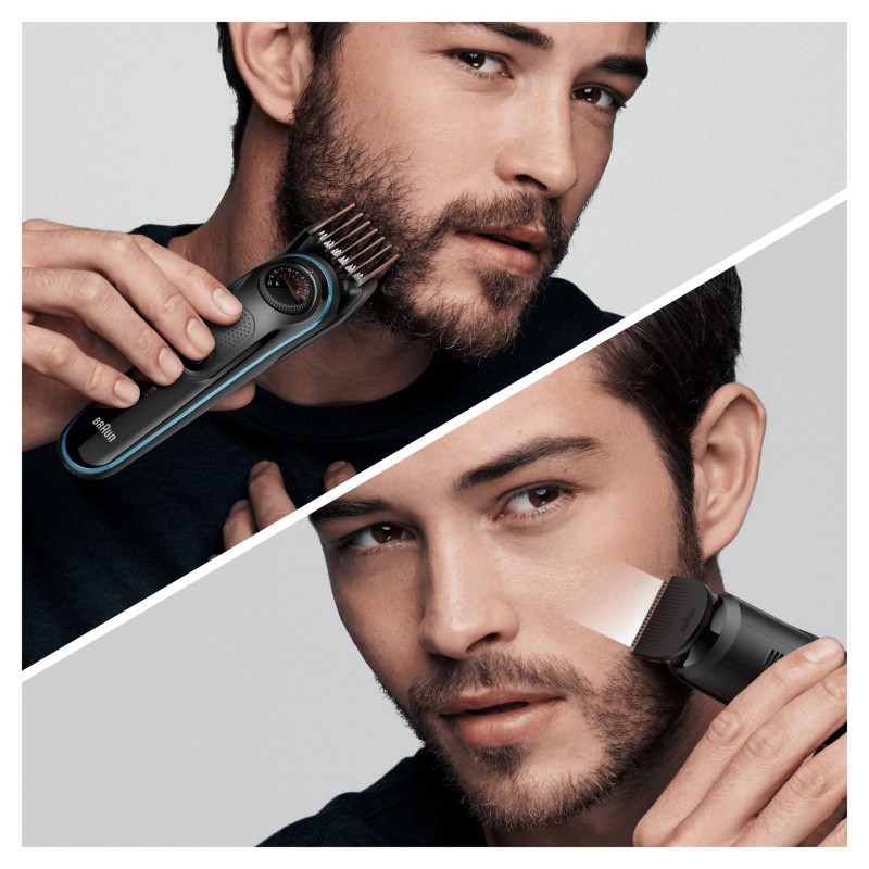 Braun BeardTrimmer 5 Regolabarba 3 BT5340, Regolabarba Uomo, Tagliacapelli, Per Viso, Capelli