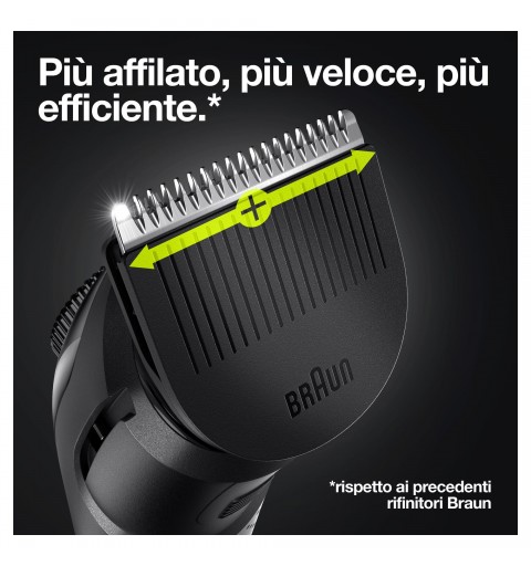 Braun BeardTrimmer 5 Regolabarba 3 BT5340, Regolabarba Uomo, Tagliacapelli, Per Viso, Capelli