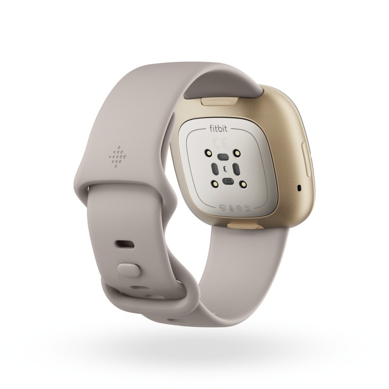 Fitbit Sense 4,01 cm (1.58") 40 mm AMOLED Blanc GPS (satellite)